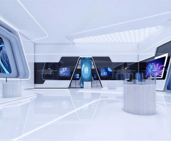 Modern Exhibition Hall-ID:267642027