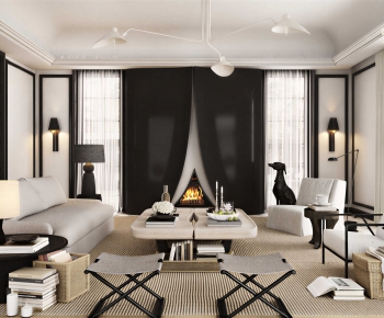 Modern A Living Room-ID:416484126