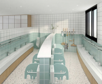 Modern Children's Restroom-ID:451566936