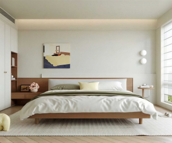 Modern Wabi-sabi Style Bedroom-ID:422950986