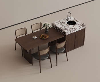 Modern Dining Table And Chairs-ID:390043021
