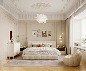 French Style Bedroom-ID:256937987