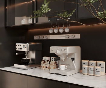 Modern Kitchen Electric Coffee Machine-ID:296540984