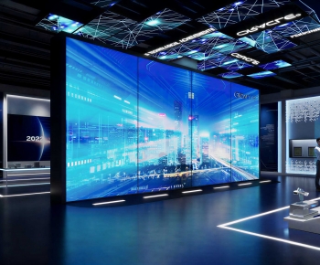 Modern Exhibition Hall-ID:895972015