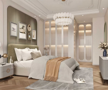 Simple European Style Bedroom-ID:222101936