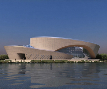 Modern Architecture Of Artistic Style-ID:600090986