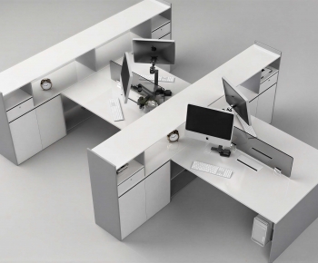 Modern Office Desk And Chair-ID:990427973