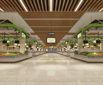 Modern Shopping Malls And Supermarkets-ID:326850467