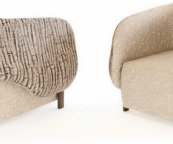 Modern Single Sofa-ID:394435888
