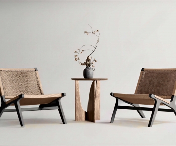 Wabi-sabi Style Lounge Chair-ID:938091999