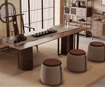New Chinese Style Tea Tables And Chairs-ID:386837963