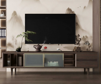 New Chinese Style TV Cabinet-ID:788880111