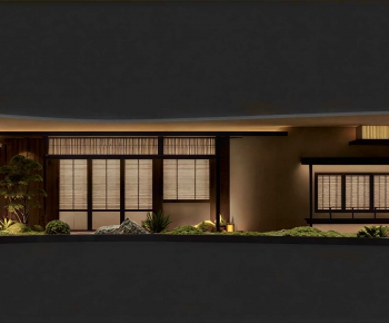 New Chinese Style Building Appearance-ID:876811039