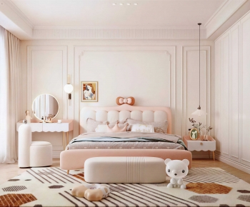 French Style Girl's Room Daughter's Room-ID:215523967