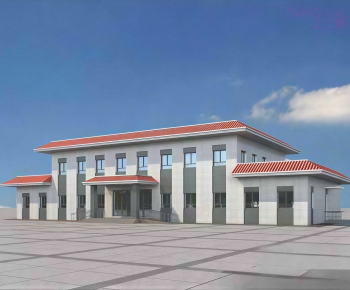 New Chinese Style Appearance Of Commercial Building-ID:561783085