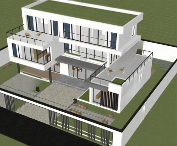 Modern Building Appearance-ID:562916996