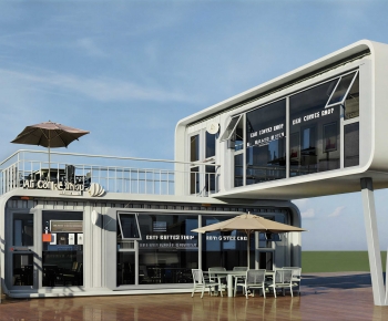 Modern Appearance Of Commercial Building-ID:313934094