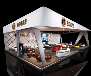 Modern Exhibition Hall-ID:415538077