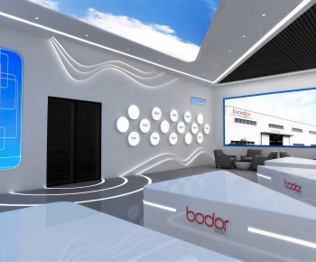 Modern Exhibition Hall-ID:942713026