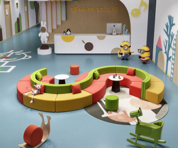 Modern Kindergarten Hall-ID:741128976
