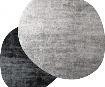 Wabi-sabi Style Circular Carpet-ID:603863004