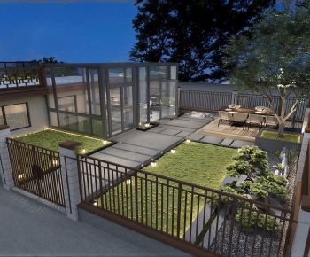 Modern Courtyard/landscape-ID:992150073