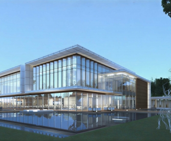 Modern Appearance Of Commercial Building-ID:124970911