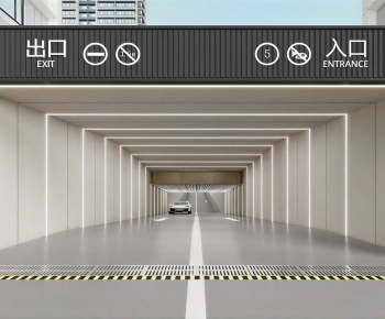 Modern Underground Garage-ID:902148019
