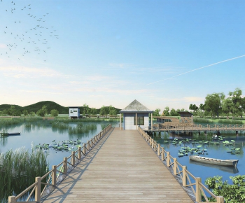 Modern Park Landscape-ID:182459124