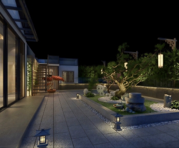 Modern Courtyard/landscape-ID:560153016