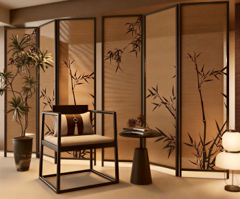 New Chinese Style Lounge Chair-ID:943156969