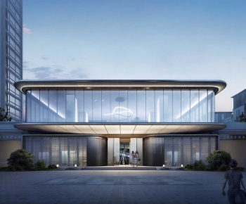 Modern Building Appearance-ID:698278901