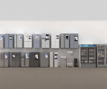 Modern Refrigerator Freezer-ID:157356028