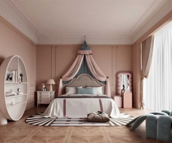 American Style Bedroom-ID:379261021