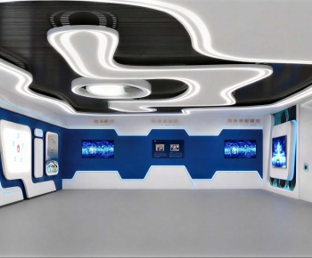 Modern Exhibition Hall-ID:460880997