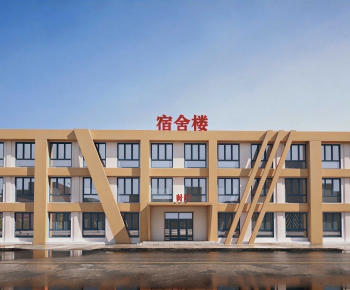 Modern Building Appearance-ID:703516962