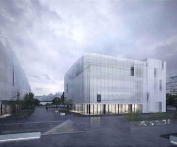 Modern Appearance Of Commercial Building-ID:253066062