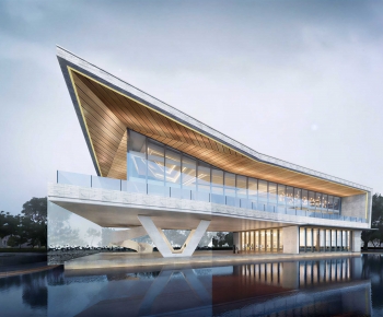 Modern Appearance Of Commercial Building-ID:373491052