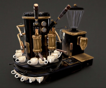 Retro Style Kitchen Electric Coffee Machine-ID:357945924
