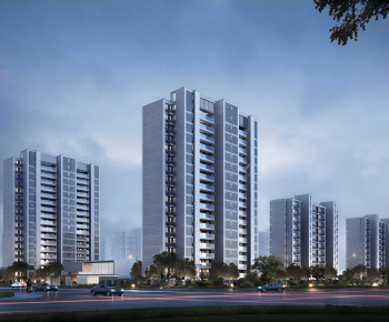 Modern Residential Building-ID:699579958