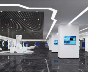 Modern Exhibition Hall-ID:583566905