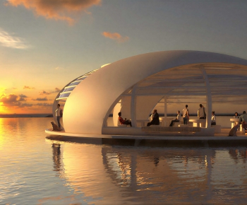 Modern Architecture Of Artistic Style-ID:371243951