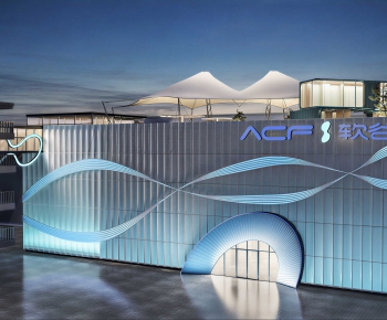 Modern Building Appearance-ID:516459943