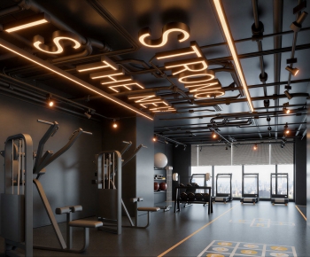 Industrial Style Gym-ID:198415048