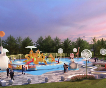 Modern Park Landscape-ID:924426082