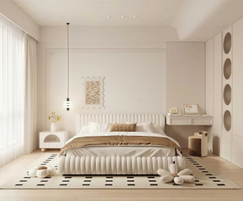 Modern Wabi-sabi Style Bedroom-ID:748997937