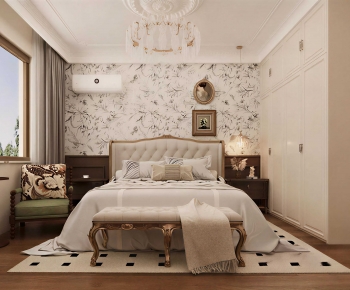 French Style Bedroom-ID:131109953