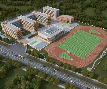 Modern Architectural Bird's-eye View Planning-ID:276202924