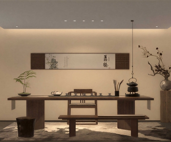 New Chinese Style Tea Tables And Chairs-ID:301271927