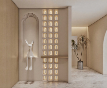 Modern Wabi-sabi Style Hallway-ID:151958944
